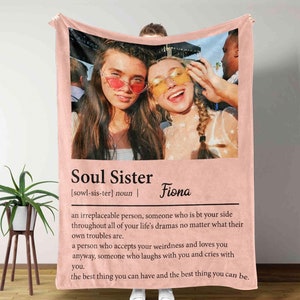 My Unbiological Sister Think Of This Blanket As A Hug - Personalized Blanket Designed By Monastery Old-Time