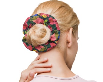 Wilde bloemen scrunchie