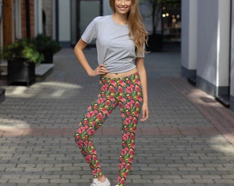 Leggings de flores silvestres