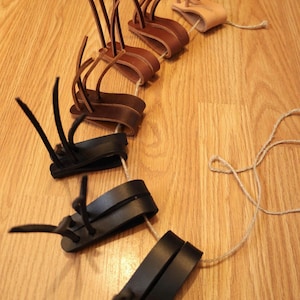 Replacement Leather Slobber Straps For Poly Roper Reins