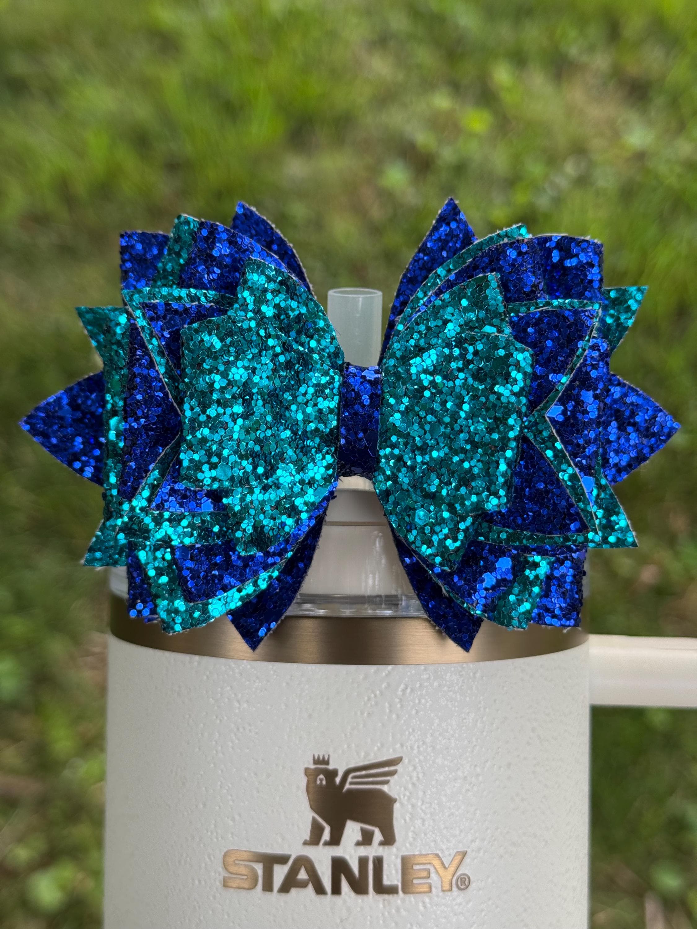 Light Blue Straw Bow - Etsy display picture 1