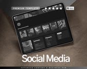 Notion Social Media Planner: Content Calendar, Business Hub (Digital Product)