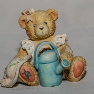 Cherished Teddies Vintage June Figurine - Heartwarming Bear Decor Piece
