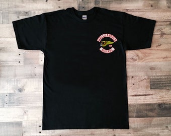 Hells Angels Mc Nomads Premium Unisex-T-Shirt mit Rundhalsausschnitt