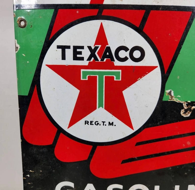 Enseigne en porcelaine Texaco image 3