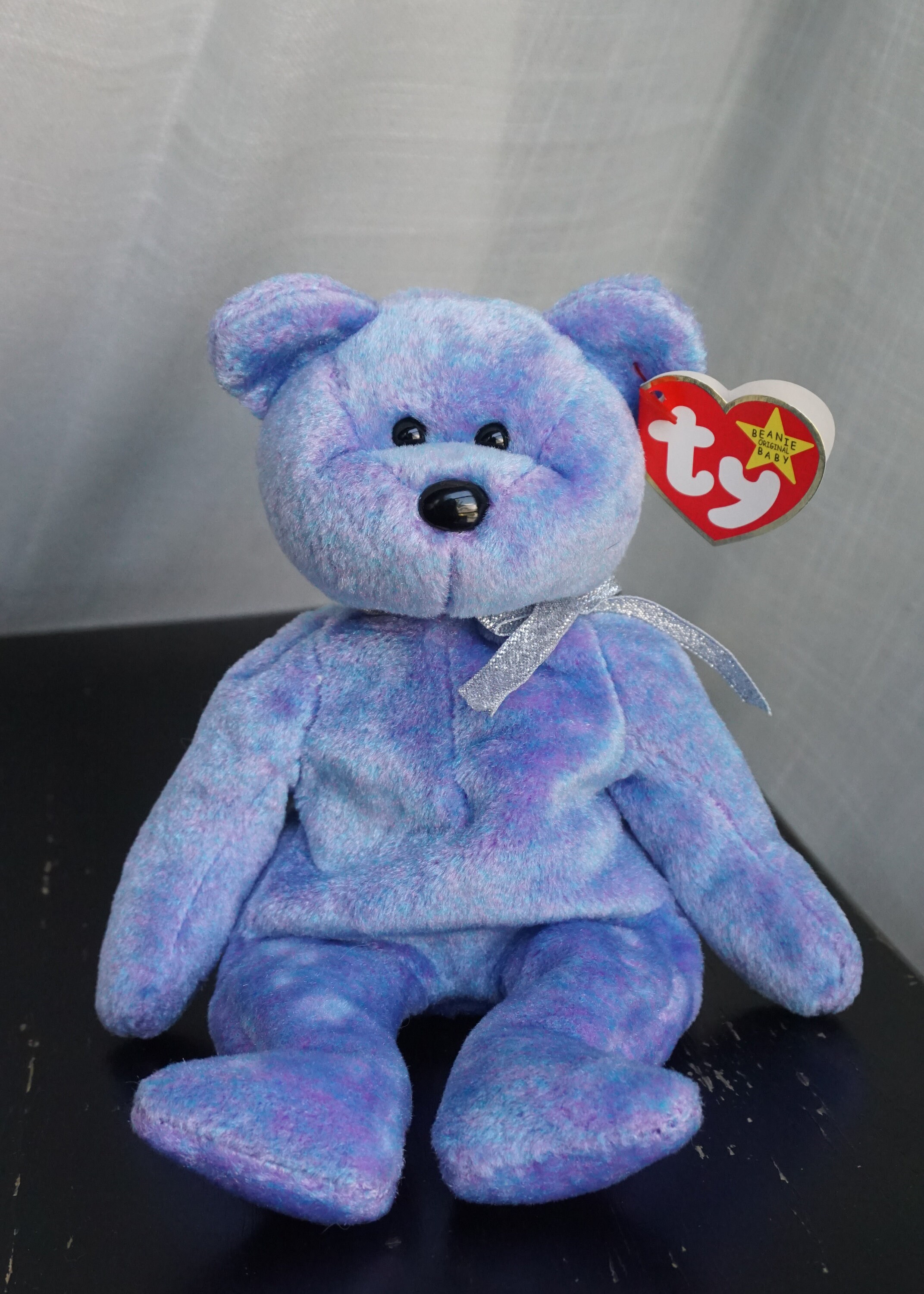 Clubby II Bear -  1999 Ty Beanie Baby. RARE with ERRORS.