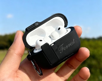 Gepersonaliseerde aangepaste hars AirPods Pro-hoesje/cover met clip/meerdere kleuren-betekenisvol cadeauhoesje/voor AirPods 1 2 3 4 Pro 2 3 cadeau voor hem/haar