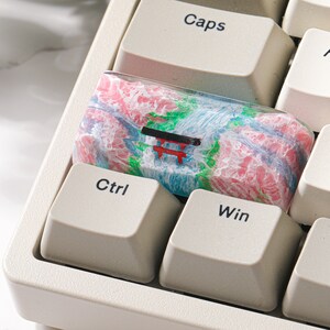 Torii Gate Artisan Enter Keycap, japońska żywiczna nakładka na klawisze, Torii Gate niestandardowa nakładka na klawisze, klawiatura mechaniczna Cherry MX