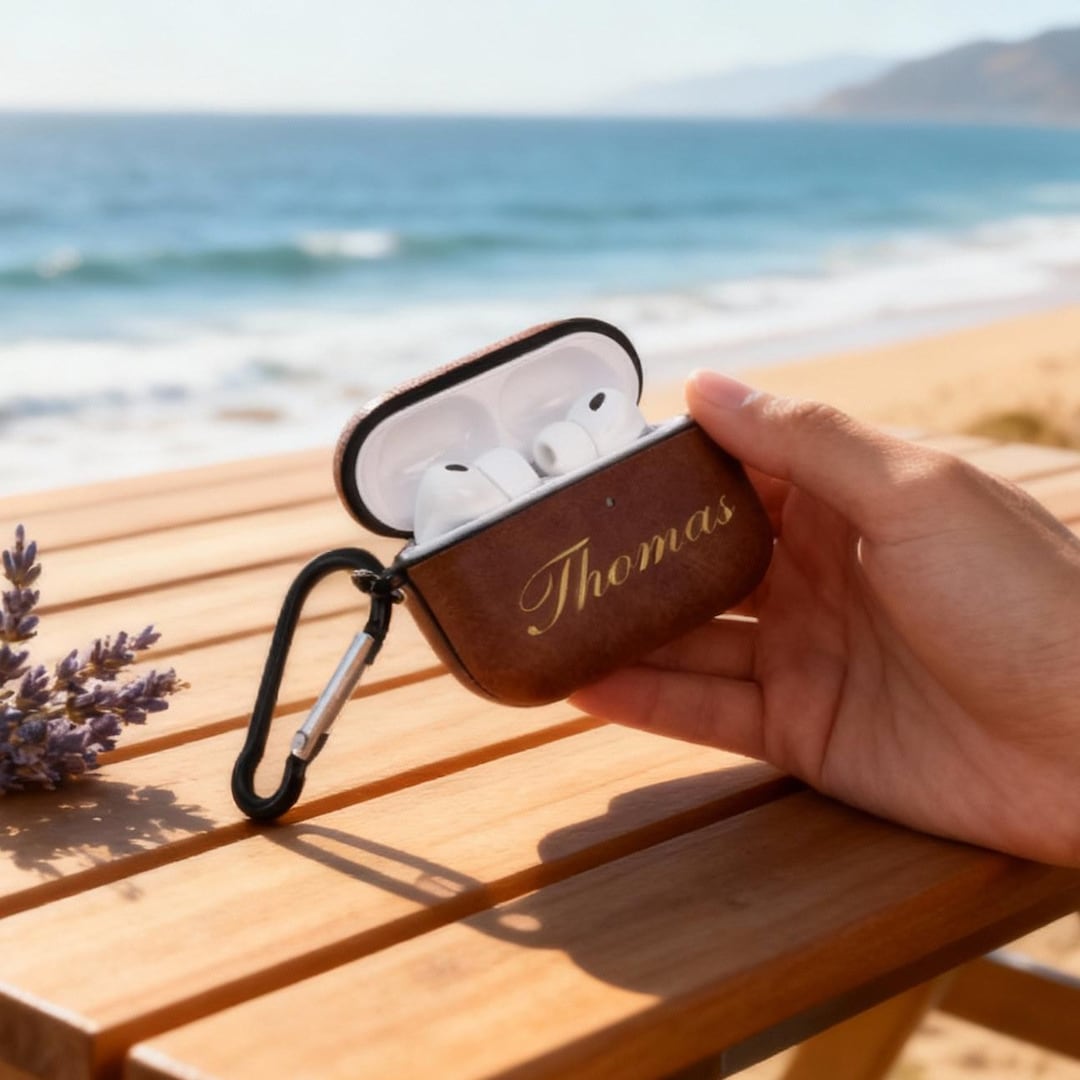 Custom Laser Headphone Case, Personalized Engraved Resin Airpods Case ...