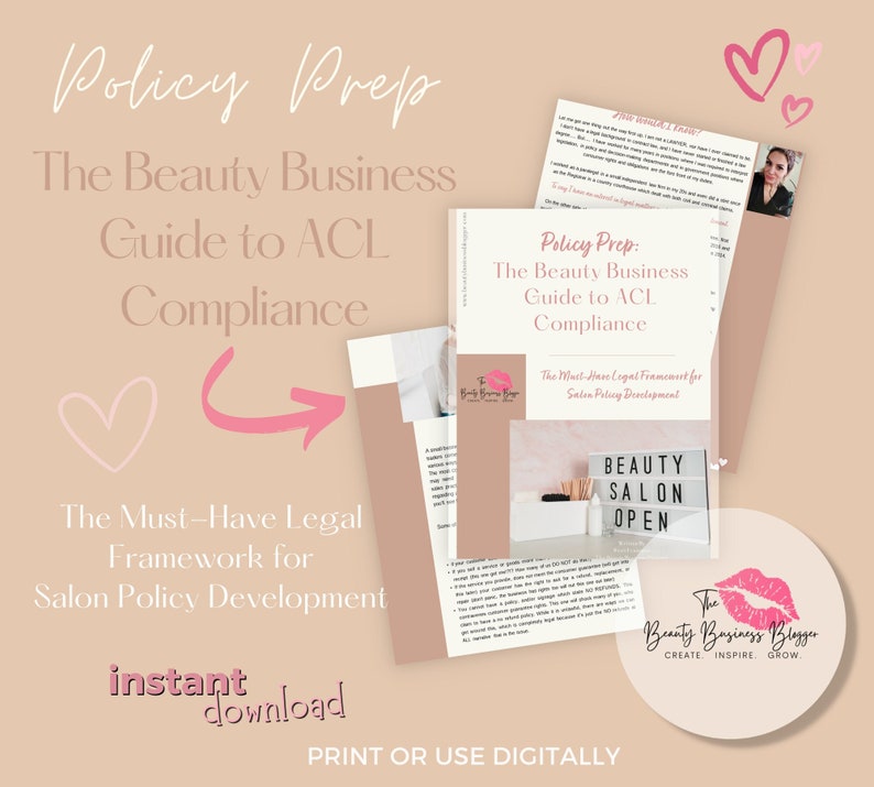 Policy Prep: The Beauty Business Guide to ACL Compliance image 2