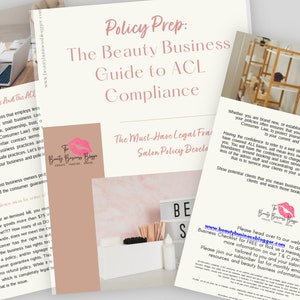 Policy Prep: The Beauty Business Guide to ACL Compliance image 1