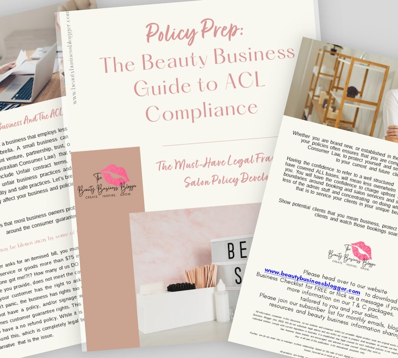 Policy Prep: The Beauty Business Guide to ACL Compliance image 1