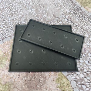 Tabletop Wargaming Square Base Bewegung Tabletts mit Magnet Löchern Bild 2