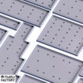 Tabletop Wargaming Square Base Movement Trays with Magnet Holes product logo