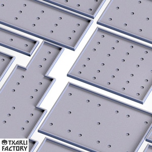 Tabletop Wargaming Square Base Bewegung Tabletts mit Magnet Löchern Bild 1
