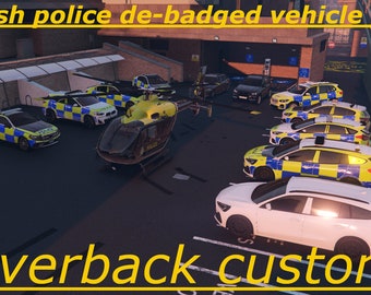 FiveM British police cars De-badged pack