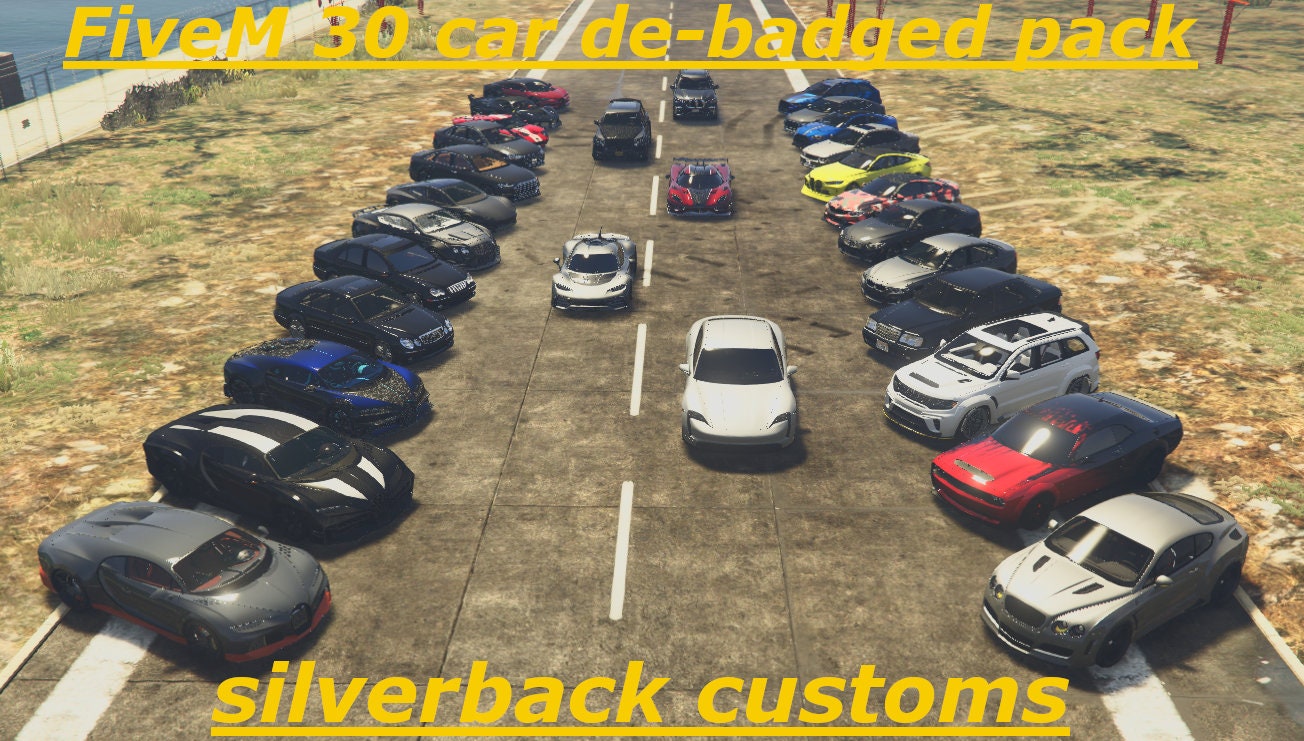 FiveM 30 Vehicle De-Badged Pack