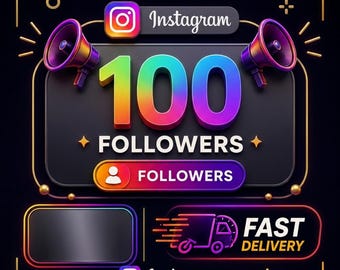 100 Instagram Followers, Buy Instagram Followers Fast, Real Non Drop Instagram Followers for Profile Growth and Social Proof Today