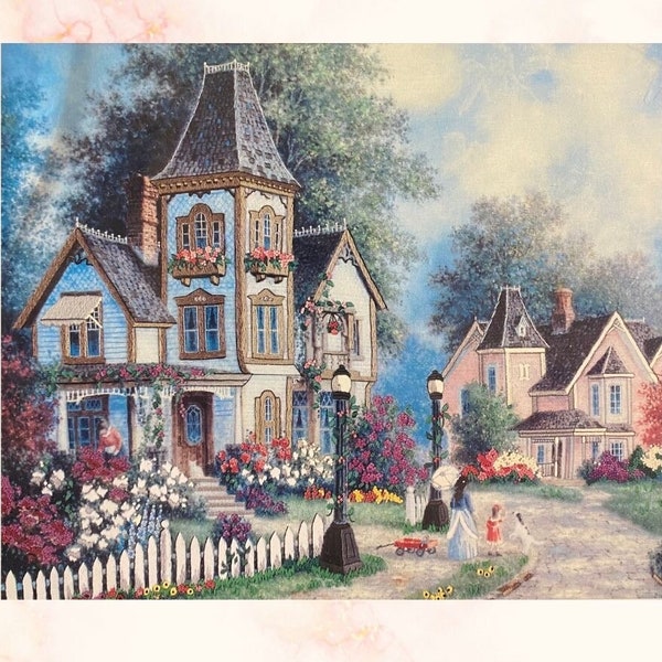 Victorian Lane, Crewel Embroidery Kits from the Sunset Gallery Collection by Dimensions, Vintage 1998