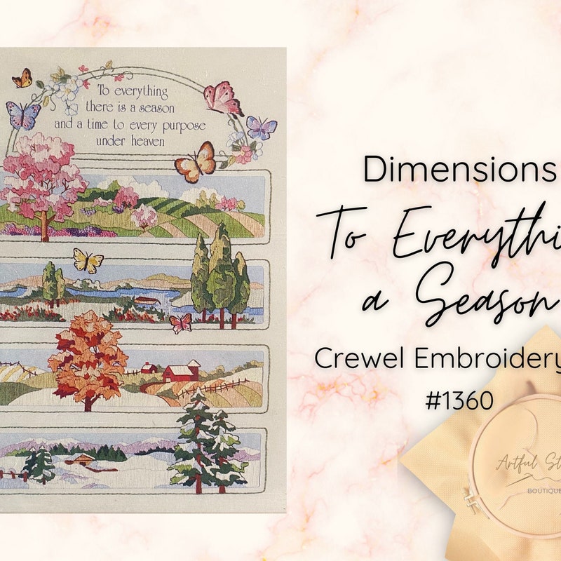 Kit De Broderie Crewel Paragon 'Majestic Swans' 0910 Vintage 1974 - Occasion Non Utilisé Complet