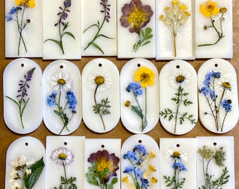 Bolsita de cera de soja botánica, con aroma floral, detalle de agradecimiento.