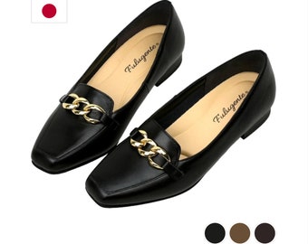 Comfortable Designer Real Leather Loafers Low Heels (Japanese Craftsmanship)