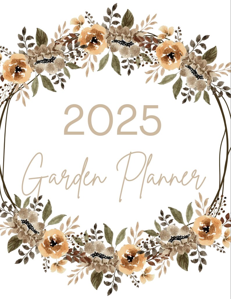 Printable Garden Planner Tracker: Vegetable Garden Layout (PDF Download ...