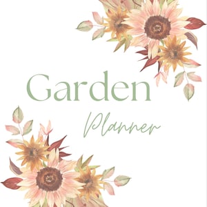Druckbare Garten Planer Tracker | Gemüsegarten & Layout-Planer | Garten Journal PDF Download
