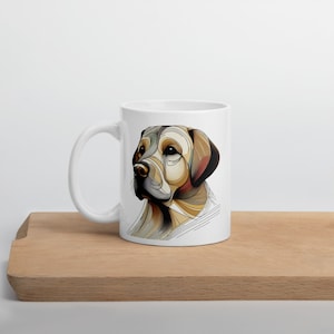 Labstract Art Coffee Mug for the Dog Lover!