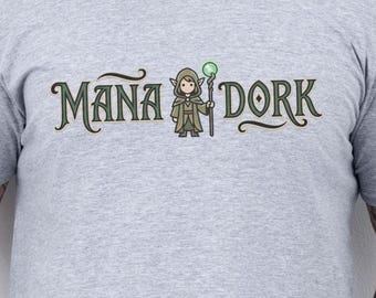 Mana Dork T-Shirt, Magic the Gathering, Cute MTG Elf, TCG Shirt, Gamer Tee, Trading Card Game Apparel, Funny MTG Shirt