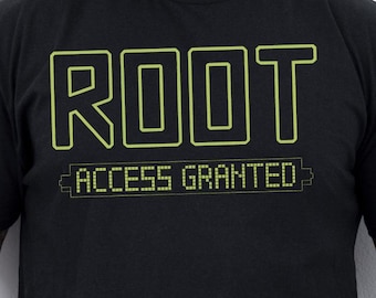 Root Access Granted Tee: Tech Geek Programmer Shirt