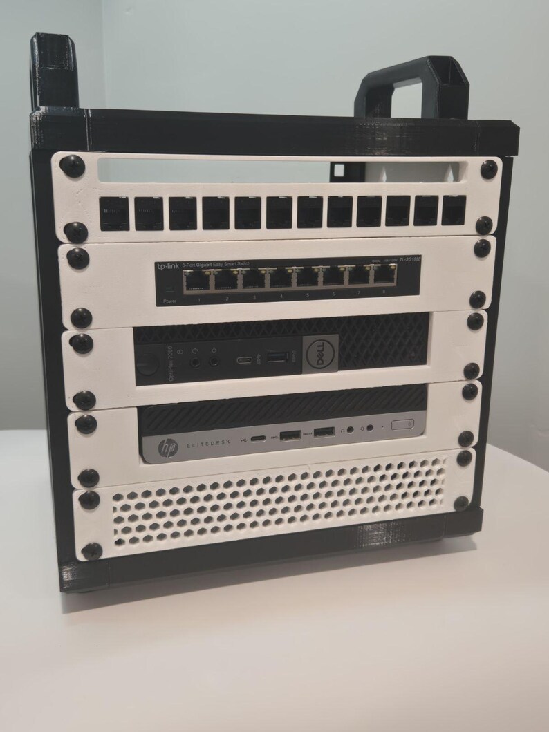 Cubi-rack | Affordable 5U Stackable Mini (10 Inch) Server Rack for ...