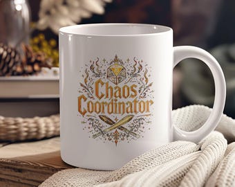 Chaos Coordinator Mug: RPG Gamer Gift
