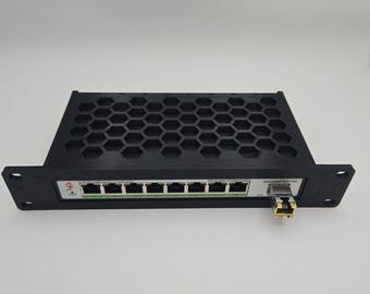 1U Xikestor SKS3200M-8GPY1XF Shelf for 10” Mini Racks