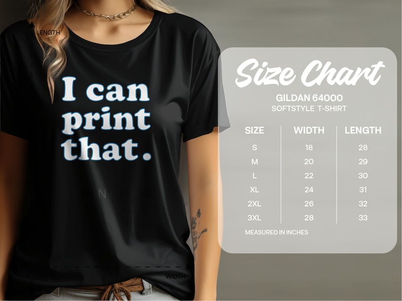 I Can Print That Funny Graphic Tee, Trendy Statement T-Shirt, Unisex Casual Wear, Gifts for Friends, Humorous T-Shirt