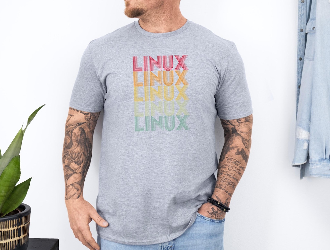 Retro Linux T-shirt: Tech Enthusiast Gift, Vintage Style - Etsy
