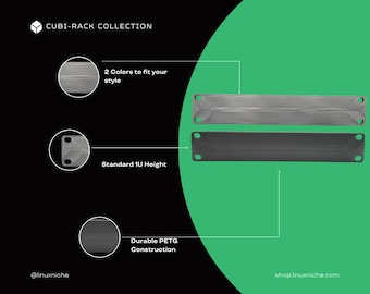 1U Blank Panel for 10" Mini Rack