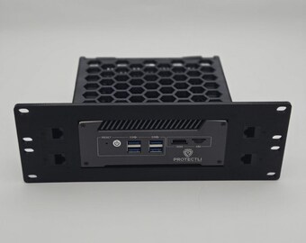 2U Protectli Vault Shelf for 10” Mini Racks – Fits V1410-4 Firewall