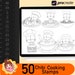 50 Procreate Chibi Cooking Poses Stamps, Cute Anime Manga, Cooking ...