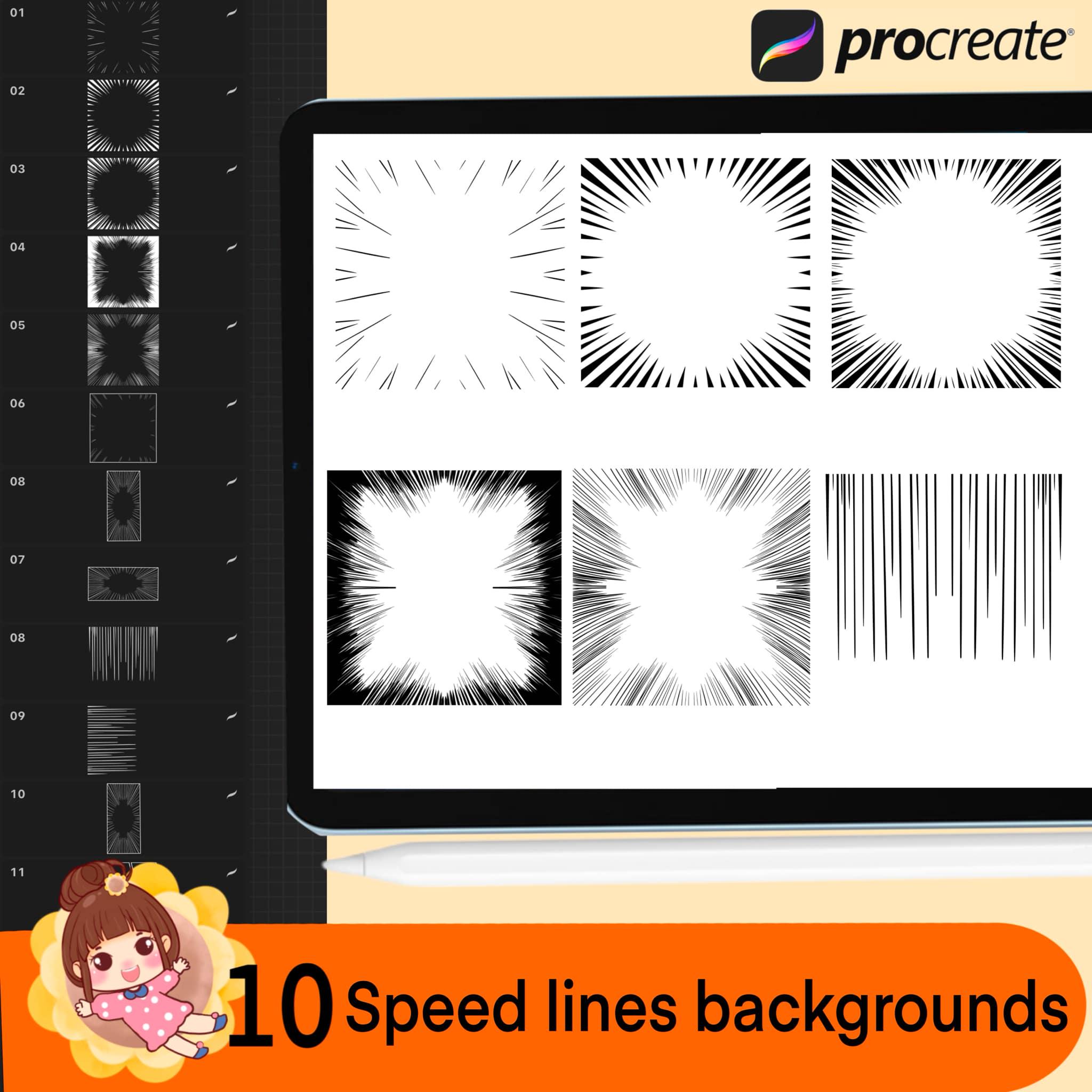 200 Procreate Comic Maker Stamp Brushes, Comic Storyboard Template ...