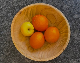 EINZIGARTIGE HOLZSCHALE, Kirschenholz, decoratieves Einzelstück, Obstschale, Snackschale, ästhetisch