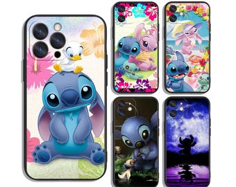 Funny Stitch protective cases for Samsung S25 S24 S23 S22 S21 A55 A35 A25 A15 A54 A53 A14 4G 5G & iPhone 12 13 14 15 16 Pro Max