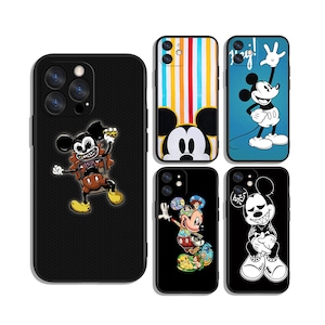 Mickey Mouse protective cases for Samsung S25 S24 S23 S22 S21 A55 A35 A25 A15 A54 A53 A14 4G 5G & iPhone 12 13 14 15 16 Pro Max