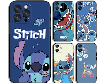 Stitch protective cases for Samsung S25 S24 S23 S22 S21 A55 A35 A25 A15 A54 A53 A14 4G 5G & iPhone 12 13 14 15 16 Pro Max