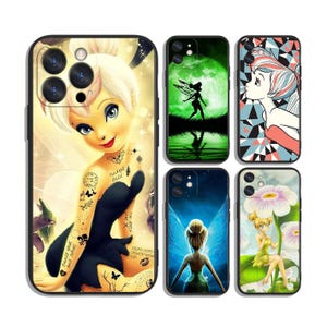 Tinker Bell protective cases for Samsung S25 S24 S23 S22 S21 A55 A35 A25 A15 A54 A53 A14 4G 5G & iPhone 12 13 14 15 16 Pro Max