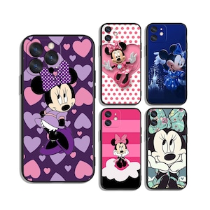 Custodie protettive Minnie Mouse per Samsung S25 S24 S23 S22 S21 A55 A35 A25 A15 A54 A53 A14 4G 5G e iPhone 12 13 14 15 16 Pro Max