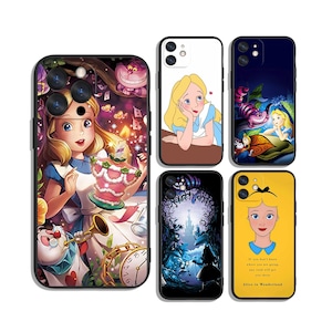 Etui ochronne Alicja w Krainie Czarów do Samsung S25 S24 S23 S22 S21 A55 A35 A25 A15 A54 A53 A14 4G 5G i iPhone 12 13 14 15 16 Pro Max