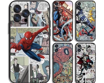 Spider-Man protective cases for Samsung S25 S24 S23 S22 S21 A55 A35 A25 A15 A54 A53 A14 4G 5G & iPhone 12 13 14 15 16 Pro Max