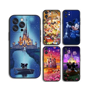 Custodie protettive Mickey Castle per Samsung S25 S24 S23 S22 S21 A55 A35 A25 A15 A54 A53 A14 4G 5G e iPhone 12 13 14 15 16 Pro Max