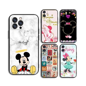 Custodie protettive Mickey Minnie Mouse per Samsung S25 S24 S23 S22 S21 A55 A35 A25 A15 A54 A53 A14 4G 5G e iPhone 12 13 14 15 16 Pro Max